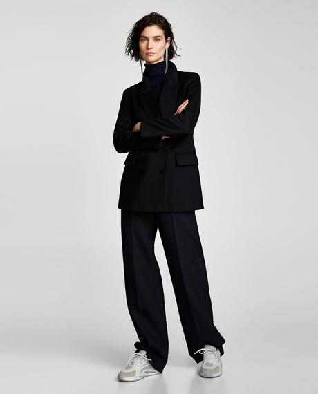 Zara vlneny kabat xl, zara,xl