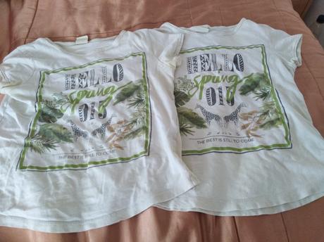 2 tričká zara - cena spolu, 122