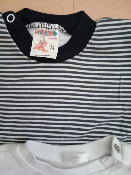 Tričká s dlhým rukávom v.68-80, 74