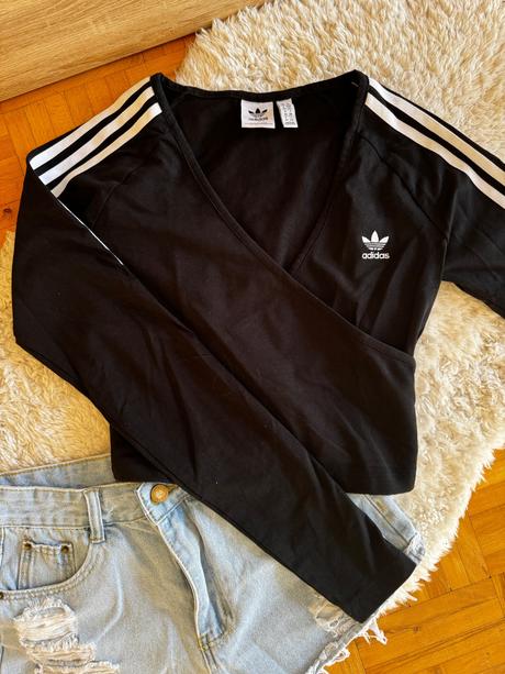 Adidas crop tričko, adidas,s