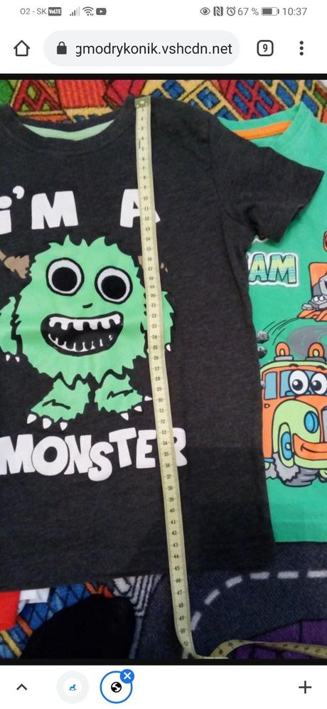 Balík tričiek do skolky, 110