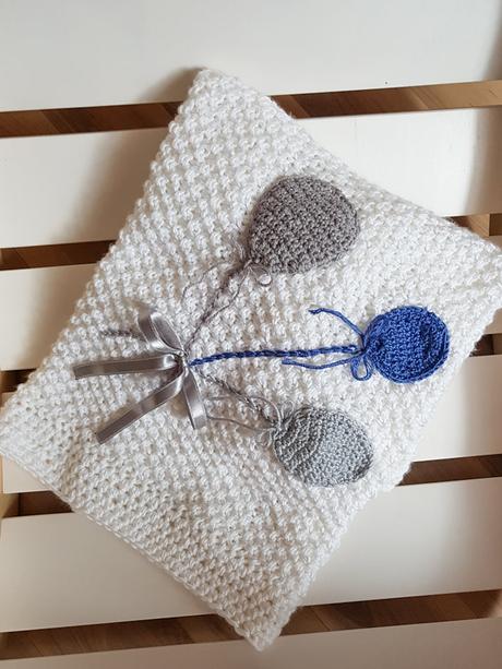 Pletená deka do kočíka, 