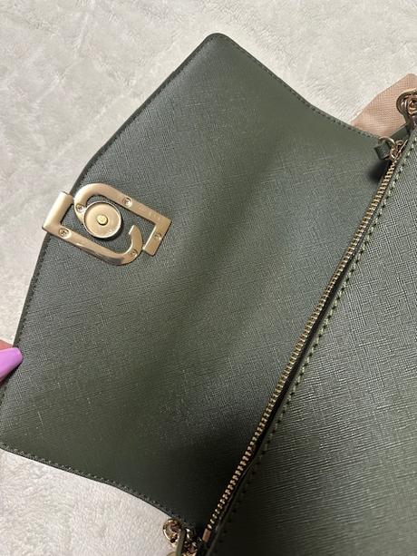 Khaki ružová kabelka na plece zn. liu jo originál, liu jo