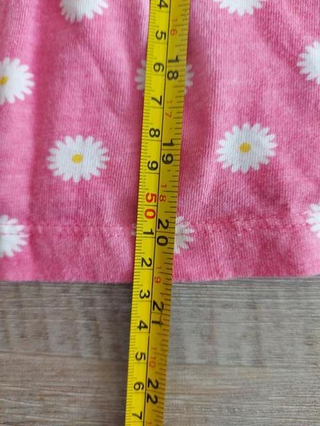 Ruzove saty s markaretkami, primark,116