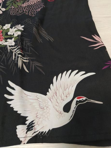 Čierna blúzka s kvetmi m-l, kappahl,m