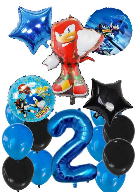 Balóny ježko sonic/knuckles/shadow- až 15/16/17/18, 