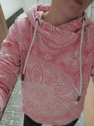 Vzorované mikina, s