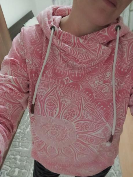 Vzorované mikina, s