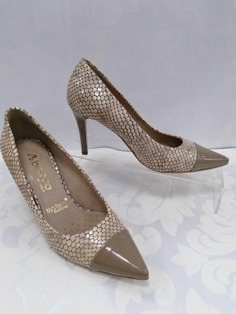 Dámske kožené lodička 684 z, 38 / 40