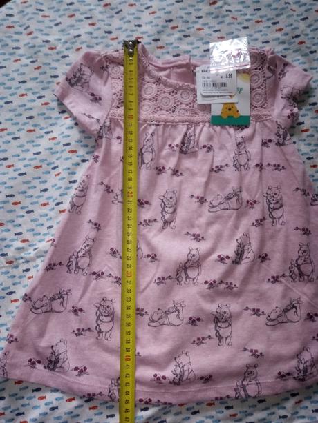 Šatočky s mackom pú a prasiatkom, disney,80