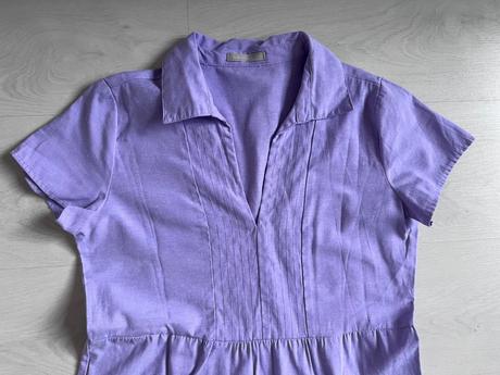 Fialové šaty, gate,34