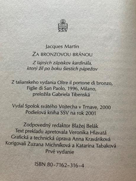Za bronzovou bránou martin jacques (2000), 