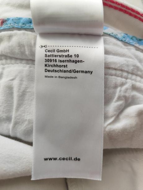 Trojštvrťové cecil nohavice, 46