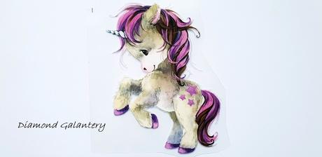 Nažehľovacia nálepka - jednorožec 80 mm,