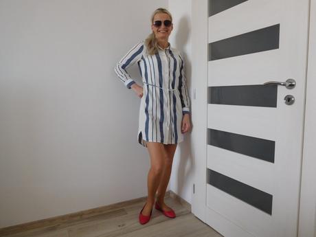 Košeľové šaty letné bavlnené-34,, 34