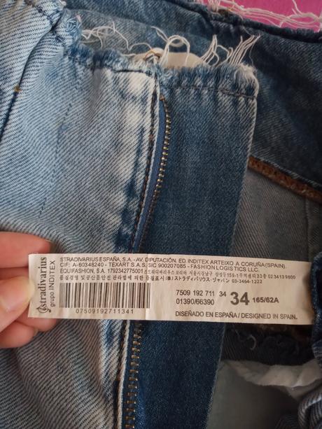 Štýlové mom rifle, stradivarius,xs