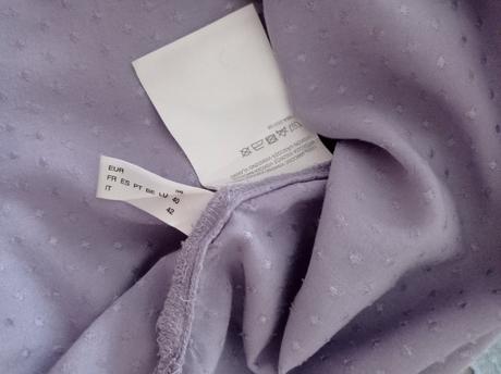 Prekrasna lila blúzka c&a, top stav , m-l krasne d, c&a,38