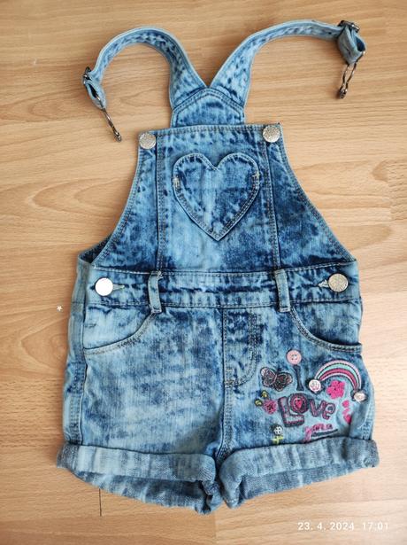 Kraťasy a traky pre dievčatko 92, f&f,92