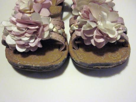 Sandálky s kvetinkami, george,23