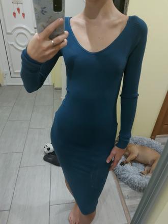 Svetríkové šaty, s