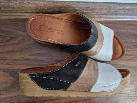 Kožené šľapky pollonus, 40