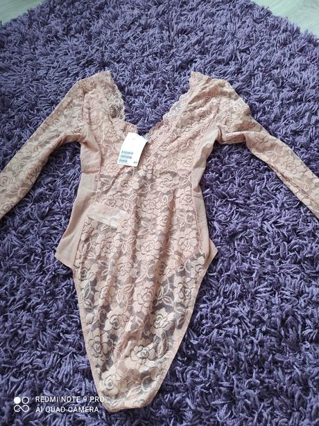 Krásne čipkované body, h&m,xs