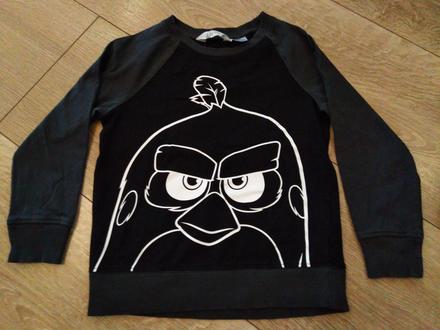 Mikina tenka angry bird, h&m,110