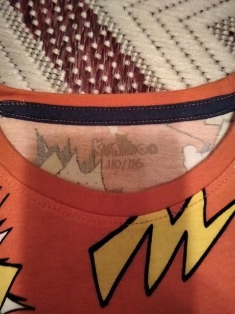 Oranžove tričko s nápismi, kuniboo,110