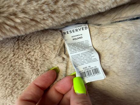 Dámska kožená zateplená bunda, reserved,m