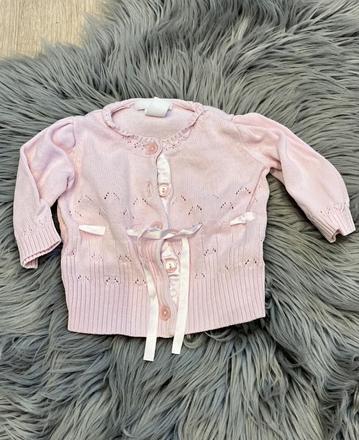 Dievčenský sveter ružový h&m (62), h&m,62