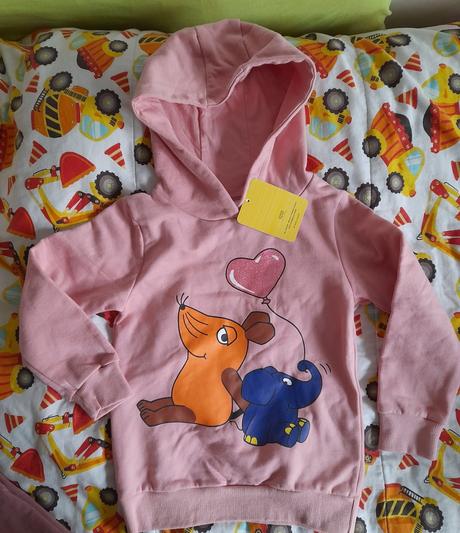 Zateplené legíny a mikina, h&m,116