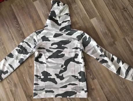 Dámska maskáčová mikina double red, l