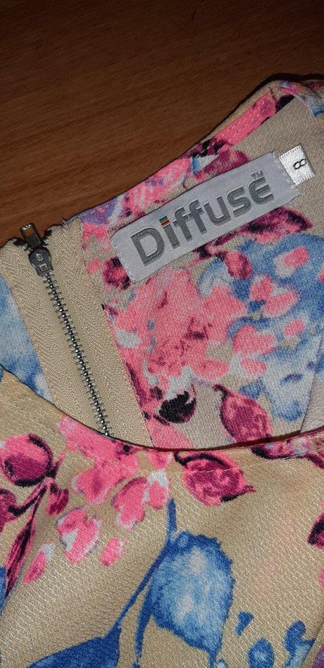 Kvetinové šaty diffuse, s