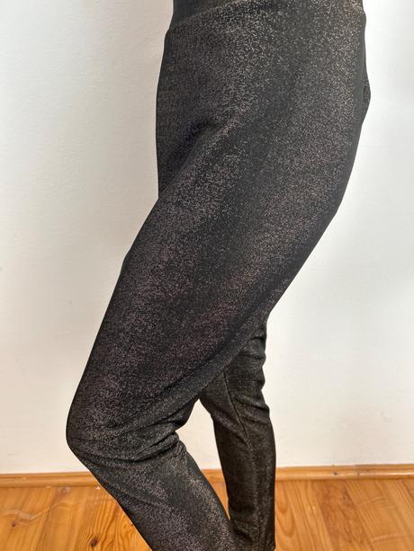Dámske lesklé legíny nutmeg, nutmeg,l