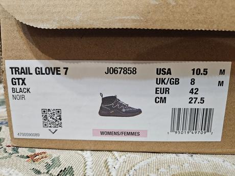 Merrel trail glove 7 gtx, merrell,42