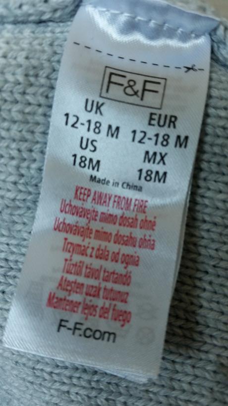 3ciapka velkost 12-18m, f&f,50