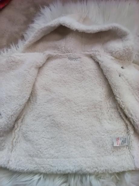 Teplý dievčenský kabátik, mamas & papas,74