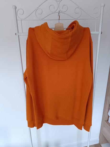 Pánska sýto oranžová mikina s kapucňou f&f, f&f,s