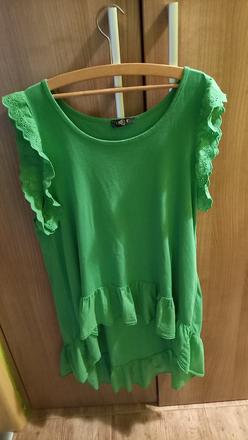 Saty tunika s volanikmi, m