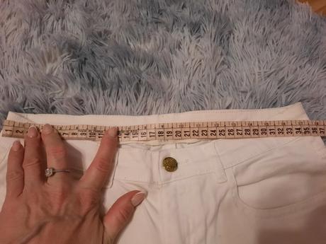 Riflové šortky, h&m,164