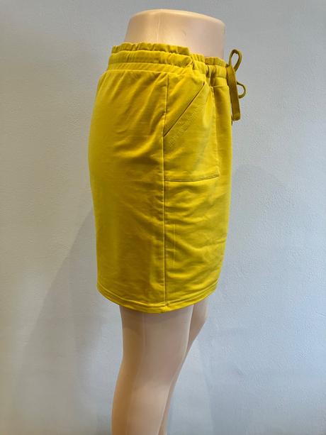 Dámska sukňa žltá fisherfield (l), l