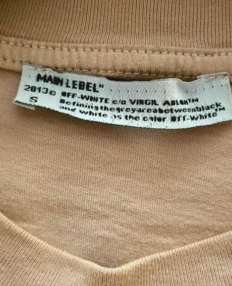 Tričko off-white, s