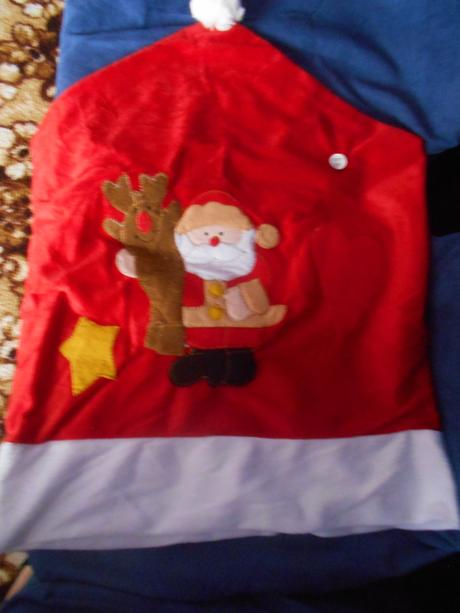 Vianočne navleky na stoličky blikajuce, 