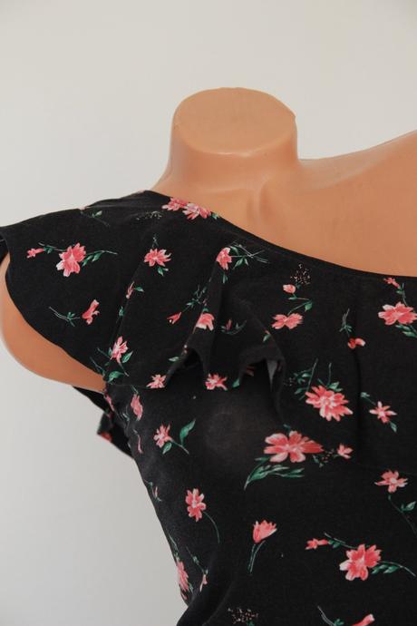 Kvetinový body top, xs, xs