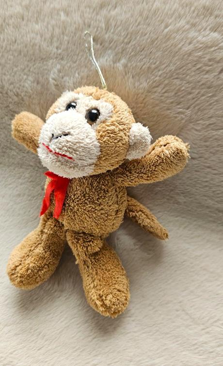 Plyšová hračka opica a zajačik, 