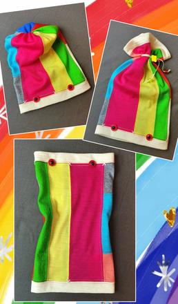 Merino nákrčník a čiapka na 2x v jednom, 56 - 116