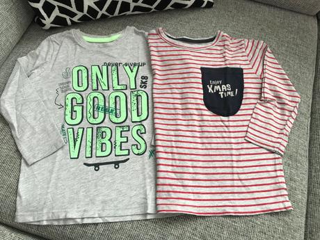 2 tričká dlhý rukáv, v. 110, pepco,110