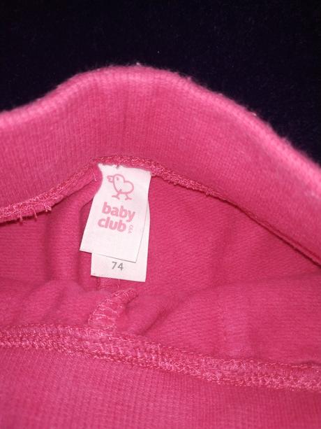 Tepláky 74, baby club,74