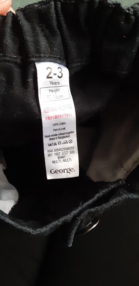 Čierne nohavice/rifle, george,92