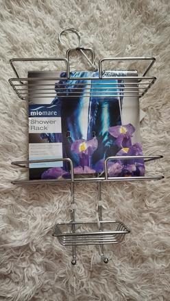 Nerezová polička do kúpeľne,